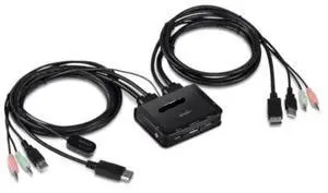 TK-220DPi: 2-Port 4K DisplayPort KVM Switch TK-220DPi: 2-Port 4K DisplayPort KVM Switch