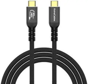 Alvin's Cables USB4 Cable 6.6ft, USB-C to USB-C Cable 40Gbps Data Transfer 240W PD Fast Charging 8K@60Hz Display, Compatible with Thunderbolt 4/3,USB 3.0, for MacBook,eGPU,Dock, USB-IF Certified Alvin's Cables USB4 Cable 6.6ft, USB-C to USB-C Cable 40Gbps Data Transfer 240W PD Fast Charging 8K@60Hz Display, Compatible with Thunderbolt 4/3,USB 3.0, for MacBook,eGPU,Dock, USB-IF Certified
