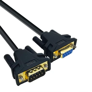 DB9 Serial Cable RS232 9-Pin Male to Female, 10m Straight-Through Data Cable for PC, POS, Scanner, Industrial Device DB9 Serial Cable RS232 9-Pin Male to Female, 10m Straight-Through Data Cable for PC, POS, Scanner, Industrial Device