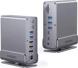 Docking Station for Laptop, USB C Docking Station Dual Monitor, Triple Display Dock with HDMI, DisplayPort, Ethernet, 100W PD Charging, Compatible with MacBook Pro/Air, Windows & Thunderbolt Devices Docking Station for Laptop, USB C Docking Station Dual Monitor, Triple Display Dock with HDMI, DisplayPort, Ethernet, 100W PD Charging, Compatible with MacBook Pro/Air, Windows & Thunderbolt Devices
