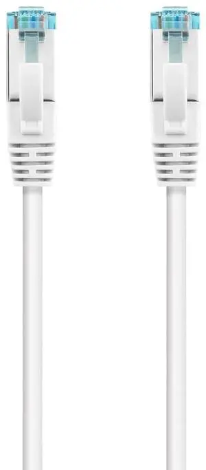 Blendend Category 7 Network Cable, White, LSZH SFTP PIMF Shielded, AWG26 Gauge, 25cm Length.Perfect for installations requiring Efficiency and Safety in Robust, Reliable Connections, i Blendend Category 7 Network Cable, White, LSZH SFTP PIMF Shielded, AWG26 Gauge, 25cm Length.Perfect for installations requiring Efficiency and Safety in Robust, Reliable Connections, i