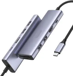 USB C Docking Station Compatible with Laptop Models(6-in-1 5Gbps 4K60Hz) USB C Docking Station Compatible with Laptop Models(6-in-1 5Gbps 4K60Hz)