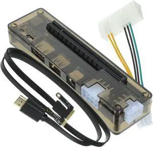 DOITOOL External Laptop Graphics Card Docking Station Easy to Use Compatible Multiple Operating Systems Supports up to Power Supply Versatile Graphics Card Adapter for Gaming and DOITOOL External Laptop Graphics Card Docking Station Easy to Use Compatible Multiple Operating Systems Supports up to Power Supply Versatile Graphics Card Adapter for Gaming and