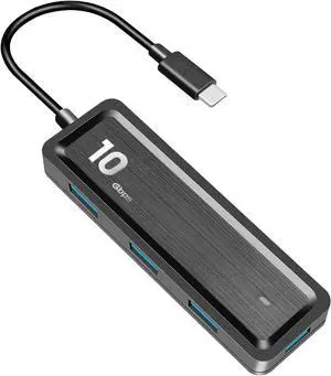 TEWENE USB-C to USB Hub 6-in-1 Docking Station 10Gbps | 4 USB-A 3.2 Gen2 10Gbps Ports, and 2 Card Readers, Compatible with Laptop, MacBook TEWENE USB-C to USB Hub 6-in-1 Docking Station 10Gbps | 4 USB-A 3.2 Gen2 10Gbps Ports, and 2 Card Readers, Compatible with Laptop, MacBook