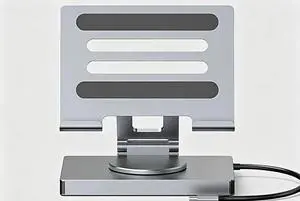 Aluminum Alloy USB-C Laptop Stand Docking Station, 9-in-1 Multiport Hub with 4K HDMI, PD100W, USB 3.0, SD/TF, Gigabit Ethernet, Gray Aluminum Alloy USB-C Laptop Stand Docking Station, 9-in-1 Multiport Hub with 4K HDMI, PD100W, USB 3.0, SD/TF, Gigabit Ethernet, Gray