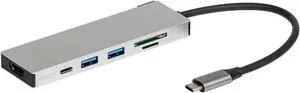 Nakabayashi Z8790 Digio2 PD Compatible, USB Type-C Aluminum, Docking Station, 5.9 inches (15 cm), Silver Nakabayashi Z8790 Digio2 PD Compatible, USB Type-C Aluminum, Docking Station, 5.9 inches (15 cm), Silver