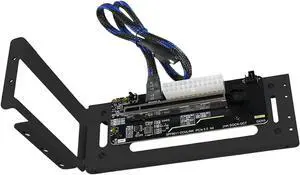 External Graphics Card Dock, with Stand Bracket, Easy to Install, Supply, Versatile, Parts Adapter Bracket, Black External Graphics Card Dock, with Stand Bracket, Easy to Install, Supply, Versatile, Parts Adapter Bracket, Black