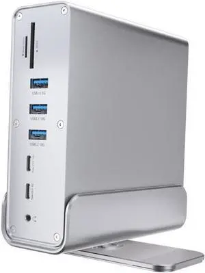 Daguys 2519 15 in 1 Gigabit Ethernet Port MST Dual HD DisplayPort Desktop Vertical Type-C HUB Docking Station Daguys 2519 15 in 1 Gigabit Ethernet Port MST Dual HD DisplayPort Desktop Vertical Type-C HUB Docking Station