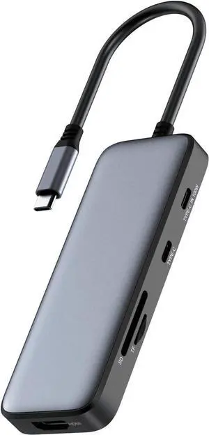 USB C Hub Laptop Docking Station Dual Monitor,14 in 1 Multiport Adapter with 4K HDMI,VGA,8 USB C/A Ports,100W PD Fast Charging,Audio&Mic,SD&TF,USBC Dongle for MacBook USB C Hub Laptop Docking Station Dual Monitor,14 in 1 Multiport Adapter with 4K HDMI,VGA,8 USB C/A Ports,100W PD Fast Charging,Audio&Mic,SD&TF,USBC Dongle for MacBook