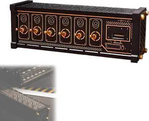 Retro USB Output Ports Docking Station, 6 Port USB C Hub Splitter with Independent Control Button Switch, 4 High Speed Data Ports, Plug and Play, for Phones, Tablets, Low Power Devices Retro USB Output Ports Docking Station, 6 Port USB C Hub Splitter with Independent Control Button Switch, 4 High Speed Data Ports, Plug and Play, for Phones, Tablets, Low Power Devices