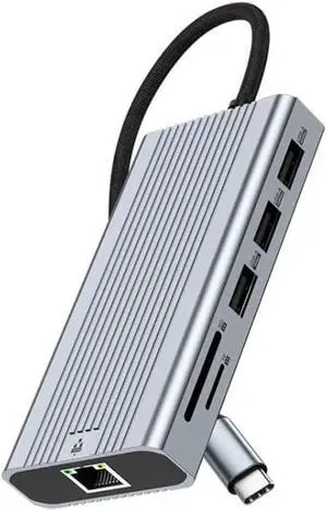 Daguys HDMI 4K 60Hz Type-C 10 in 1 HUB Docking Station Daguys HDMI 4K 60Hz Type-C 10 in 1 HUB Docking Station