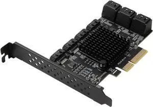 Serial with Ata 3.0 Expansion Card Pci-e X4 3.0 10-Port Controller Card Adapter for Stable and Fast Transmission Rate Workstation Large Capacity Server Serial with Ata 3.0 Expansion Card Pci-e X4 3.0 10-Port Controller Card Adapter for Stable and Fast Transmission Rate Workstation Large Capacity Server