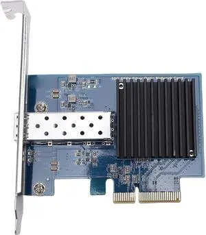 10Gbps PCIe X4 NIC Card, Fiber Optic Network Card with Single SFP Port for Server and, Support PXE Boot and IEEE 802.3ae Standard 10Gbps PCIe X4 NIC Card, Fiber Optic Network Card with Single SFP Port for Server and, Support PXE Boot and IEEE 802.3ae Standard