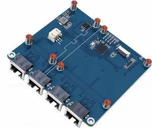 Sanpyl PCIe to Gigabit Ethernet Board, Plug and Play No Driver PCIe to 4 Port Gigabit Ethernet Adapter with RJ45 Ports, for Stable Network Expansion Sanpyl PCIe to Gigabit Ethernet Board, Plug and Play No Driver PCIe to 4 Port Gigabit Ethernet Adapter with RJ45 Ports, for Stable Network Expansion
