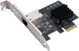 Fabater PCIe X1 10 Gigabit Network Card Support for Desktop Server, 10GB PCIe Network Card Ethernet Adapter with RTL8127AT Controller, 10G Adapter for 10 11 for Linux Fabater PCIe X1 10 Gigabit Network Card Support for Desktop Server, 10GB PCIe Network Card Ethernet Adapter with RTL8127AT Controller, 10G Adapter for 10 11 for Linux