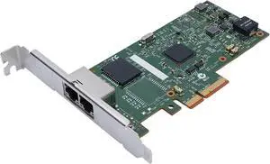 Gigabit Network Card, 10, 100, 1000Mbps, PCIE Ethernet Server Adapter I350 - T2 with Built in QoS, Flexible Virtualization for Servers, 2 Network Ports, RJ45 Interface Gigabit Network Card, 10, 100, 1000Mbps, PCIE Ethernet Server Adapter I350 - T2 with Built in QoS, Flexible Virtualization for Servers, 2 Network Ports, RJ45 Interface