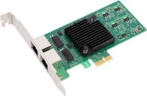 GOWENIC Gigabit Ethernet Network Card, PCI Express X1 Port 10/100/1000Mbps with 82574L Chipset Dual RJ45 Port Network Card PXE DPDK iSCSI Jumbo Frames Support, for Desktop PC GOWENIC Gigabit Ethernet Network Card, PCI Express X1 Port 10/100/1000Mbps with 82574L Chipset Dual RJ45 Port Network Card PXE DPDK iSCSI Jumbo Frames Support, for Desktop PC
