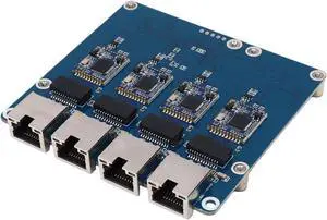 EBTOOLS PCIe to 4 2.5G ETH Board, 2.5Gbps Ethernet Expansion Card with RTL8156 Chipset for 5, Plug and Play, No Driver Needed EBTOOLS PCIe to 4 2.5G ETH Board, 2.5Gbps Ethernet Expansion Card with RTL8156 Chipset for 5, Plug and Play, No Driver Needed
