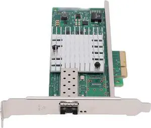 10GB PCI E X4 Network Card Adapter, Single SFP + Port Ethernet Adapter Card with 82599EN Controller Support for Server Centos Freebsd VMware ESXi 10GB PCI E X4 Network Card Adapter, Single SFP + Port Ethernet Adapter Card with 82599EN Controller Support for Server Centos Freebsd VMware ESXi