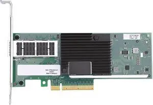 40GB PCIe Network Card, Single QSFP+ Port with XL710AM1 Controller, Support for VMware PCIe 3.0 X8 Multi OS, for Virtualization of Upgrade Server Center 40GB PCIe Network Card, Single QSFP+ Port with XL710AM1 Controller, Support for VMware PCIe 3.0 X8 Multi OS, for Virtualization of Upgrade Server Center