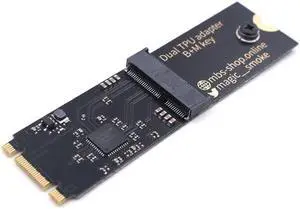 Coral Dual Edge TPU Adapter for Coral m.2 Accelerator - M.2 2280 B+M Key PCIe x1 Gen2 Adapter Board with Mounting Screw Coral Dual Edge TPU Adapter for Coral m.2 Accelerator - M.2 2280 B+M Key PCIe x1 Gen2 Adapter Board with Mounting Screw