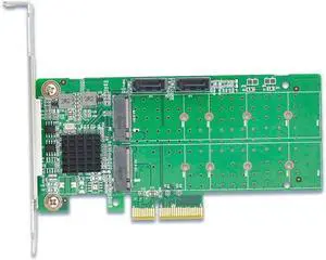 PCIe x4 SATA RAID Controller Card, Dual M.2 and SATA 6Gb/s, Marvell 88SE9230, RAID 0/1 Support PCIe x4 SATA RAID Controller Card, Dual M.2 and SATA 6Gb/s, Marvell 88SE9230, RAID 0/1 Support