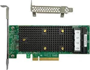 SAS3416 9400-16i SATA/SAS HBA IT Mode 12 Gbps 4X SFF-8643 16 Port Support NVME HDD Controller Card SAS3416 9400-16i SATA/SAS HBA IT Mode 12 Gbps 4X SFF-8643 16 Port Support NVME HDD Controller Card