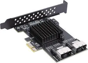 Bewinner PCIe to MiniSAS Expansion Card with HighSpeed Data Transfer for NAS Desktop Servers and PCs, 6Gbps, 9 Ports Bewinner PCIe to MiniSAS Expansion Card with HighSpeed Data Transfer for NAS Desktop Servers and PCs, 6Gbps, 9 Ports