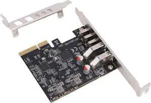 Jiawu High Speed PCIe to USB 3.2 Gen 2 Card Efficient Data Transfer for Desktop SSD Box 5 USB Ports Expansion Card for Game Controllers Jiawu High Speed PCIe to USB 3.2 Gen 2 Card Efficient Data Transfer for Desktop SSD Box 5 USB Ports Expansion Card for Game Controllers