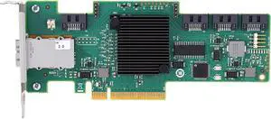 SAS HBA Card Compatible with LSI 9212 4i4e RAID Controller, 8 Port 6Gbps PCIe 2.0 x 8, IT IR Mode, 4 Internal SATA and 4 External SAS Ports, for Server NAS Workstation SAS HBA Card Compatible with LSI 9212 4i4e RAID Controller, 8 Port 6Gbps PCIe 2.0 x 8, IT IR Mode, 4 Internal SATA and 4 External SAS Ports, for Server NAS Workstation