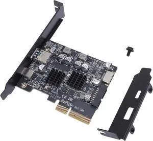 Generic PCIe to USB3.2 10Gbps Expansion Card Enhanced Safety High Performance for Desktop Computer Internal PCIe USB3.2 Hub Converter Generic PCIe to USB3.2 10Gbps Expansion Card Enhanced Safety High Performance for Desktop Computer Internal PCIe USB3.2 Hub Converter