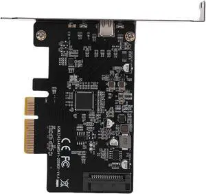 PCIe to USB 3.2 Gen 2 Expansion Card 20 Gbps, USB C Internal Card with Type C Port, Supports OS X, for Desktop Workstation, NVMe SSD, VR Systems, Personal Use PCIe to USB 3.2 Gen 2 Expansion Card 20 Gbps, USB C Internal Card with Type C Port, Supports OS X, for Desktop Workstation, NVMe SSD, VR Systems, Personal Use