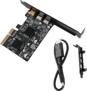 Type C PCIE Card, 10Gbps USB 3.0 Expansion Card with 2 Ports, DisplayPort Video 4K 60Hz, Internal USB Header, for Desktop PC Type C PCIE Card, 10Gbps USB 3.0 Expansion Card with 2 Ports, DisplayPort Video 4K 60Hz, Internal USB Header, for Desktop PC
