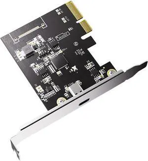 PCIExpress 4X to USB Type C 3.2 Gen 2 Adapter Card for Fast Data Transfer Up to 20Gbps Fast Speed USB C Expansion Card PCIExpress 4X to USB Type C 3.2 Gen 2 Adapter Card for Fast Data Transfer Up to 20Gbps Fast Speed USB C Expansion Card