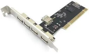 PCI to USB Extend Card 5 Ports USB 2.0 USB3.0 to PCI 32Bit Converter Adapter with NEC Chip for Desktop PC Computer(A Style) PCI to USB Extend Card 5 Ports USB 2.0 USB3.0 to PCI 32Bit Converter Adapter with NEC Chip for Desktop PC Computer(A Style)