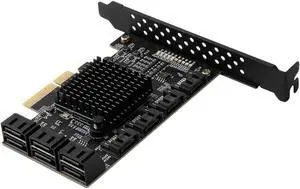 Artibetter Serial Ata 3.0 with Fast Transmission Rate and Low Heat Productivity 10-Port Expansion Card Pcie X4 3.0 Controller Card for Desktop Computer and Large Capacity Server Artibetter Serial Ata 3.0 with Fast Transmission Rate and Low Heat Productivity 10-Port Expansion Card Pcie X4 3.0 Controller Card for Desktop Computer and Large Capacity Server