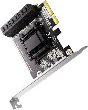 TXB119 / TXB113 6 Port SATA3.0 PCIE Expansion Card Industrial ASM1166 Chip Hard Drive Adapter Card Controller for Desktop TXB119 / TXB113 6 Port SATA3.0 PCIE Expansion Card Industrial ASM1166 Chip Hard Drive Adapter Card Controller for Desktop