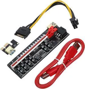 1Set Pcie Riser to GPU Extension Cable for Mining Connectors Solid Capacitors for Stable Power Supply USB Ports for Fast Data Transmission 1Set Pcie Riser to GPU Extension Cable for Mining Connectors Solid Capacitors for Stable Power Supply USB Ports for Fast Data Transmission