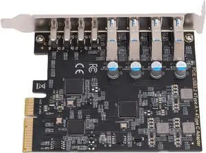 PCIe to USB 3.2 Gen 2 Card, 8 Ports 4xType C 4xType A, 10Gbps Bandwidth, PCIe Expansion Card, Fast Data Transfer, Support, OS X System PCIe to USB 3.2 Gen 2 Card, 8 Ports 4xType C 4xType A, 10Gbps Bandwidth, PCIe Expansion Card, Fast Data Transfer, Support, OS X System