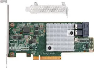 SAS HBA Card Compatible with LSI 9300-8i IT Mode PCIe SATA Expansion Card | SAS3008, PCIe 3.0 x8, 2x 8643 Internal, 12Gb/s SAS + SATA 6Gb/s, HBA Controller for ZFS TrueNAS unRAID NAS SAS HBA Card Compatible with LSI 9300-8i IT Mode PCIe SATA Expansion Card | SAS3008, PCIe 3.0 x8, 2x 8643 Internal, 12Gb/s SAS + SATA 6Gb/s, HBA Controller for ZFS TrueNAS unRAID NAS