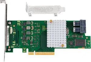 SAS HBA Card Compatible with LSI 9300-8i IT Mode PCIe SATA Expansion Card | SAS3008, PCIe 3.0 x8, 2x 8643 Internal, 12Gb/s SAS + SATA 6Gb/s, HBA Controller for ZFS TrueNAS unRAID NAS SAS HBA Card Compatible with LSI 9300-8i IT Mode PCIe SATA Expansion Card | SAS3008, PCIe 3.0 x8, 2x 8643 Internal, 12Gb/s SAS + SATA 6Gb/s, HBA Controller for ZFS TrueNAS unRAID NAS