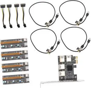 Pci-e to USB Expansion Card to Pci-e Riser Adapter for Mining Easy Installation with High Reliability Play Design for Gpu Connectivity Pci-e to USB Expansion Card to Pci-e Riser Adapter for Mining Easy Installation with High Reliability Play Design for Gpu Connectivity