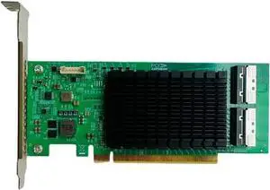 PCIe5.0 Retimer NVMe Adapter, Two x8 MCIO Connector, PCIe 5.0 x16 Enabled NVMe Gen5.0 SSD or PCIe 5.0 Device PCIe5.0 Retimer NVMe Adapter, Two x8 MCIO Connector, PCIe 5.0 x16 Enabled NVMe Gen5.0 SSD or PCIe 5.0 Device