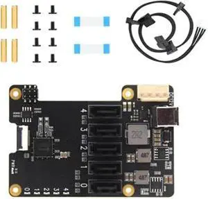 Expansion Card X1009 PCIe to 5-Port Expansion Board for 5 5B SATA3.0 Interfaces Fast 5Gbps Data Transfer Expansion Card X1009 PCIe to 5-Port Expansion Board for 5 5B SATA3.0 Interfaces Fast 5Gbps Data Transfer