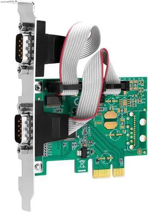 AED5-PCI-E to Dual Serial Port RS232 PCI Adapter Card 2.5Gb/s 1000Kbps Channels CH382L Chip AED5-PCI-E to Dual Serial Port RS232 PCI Adapter Card 2.5Gb/s 1000Kbps Channels CH382L Chip