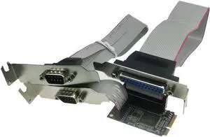 1PC MINI PCI-E to RS232 serial parallel port transfer card MINI PCIE to COM parallel port print port expansion card 1PC MINI PCI-E to RS232 serial parallel port transfer card MINI PCIE to COM parallel port print port expansion card
