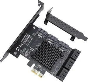 PCIe to 9 Port 3.0 6Gbps Expansion Card, Serial ATA Controller Adapter Support SSD HDD, with NCQ AHCI Technology, for PC Systems PCIe to 9 Port 3.0 6Gbps Expansion Card, Serial ATA Controller Adapter Support SSD HDD, with NCQ AHCI Technology, for PC Systems