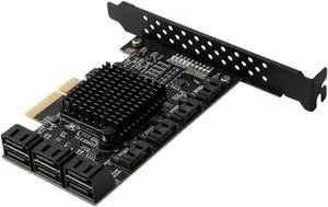 Serial Ata 3.0 with Fast Transmission Rate Expansion Card 10-Port Pci-e X4 3.0 Interface and Low Heat Productivity for Desktop Computer and Workstation Serial Ata 3.0 with Fast Transmission Rate Expansion Card 10-Port Pci-e X4 3.0 Interface and Low Heat Productivity for Desktop Computer and Workstation