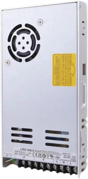 LRS-350-5 5V 73A 350W Single Output Switching Power Supply, 115/230VAC Input, Industrial-Grade, 30mm Low Profile, for Industrial Automation, Machinery, Telecommunications LRS-350-5 5V 73A 350W Single Output Switching Power Supply, 115/230VAC Input, Industrial-Grade, 30mm Low Profile, for Industrial Automation, Machinery, Telecommunications