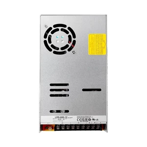 LRS-600-12 600W 12V 50A AC-DC Switching Power Supply - Designed for Industrial Automation and Mechanical Equipment LRS-600-12 600W 12V 50A AC-DC Switching Power Supply - Designed for Industrial Automation and Mechanical Equipment